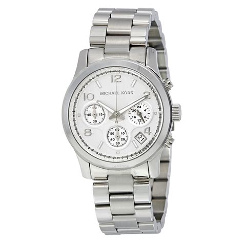 michael kors horloge zilver mk5076|Michael Kors silver runway.